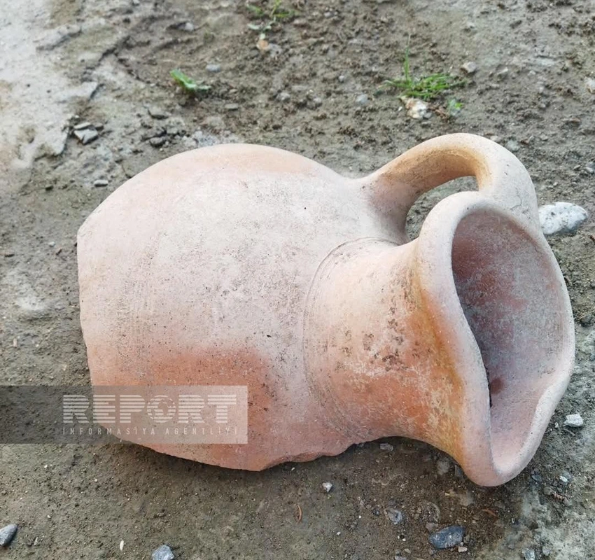 Cəlilabadda güclü yağışlar qədim yaşayış məskənini üzə çıxartdı - FOTOLAR