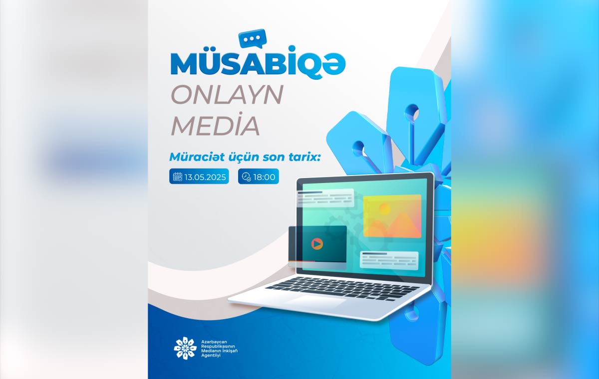 MEDİA onlayn media subyektlərinə dəstək üçün müsabiqə elan edir