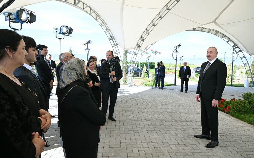 Prezidentin Ağdam səfəri: “Bu ölkə öz vətəndaşına sahib çıxır"