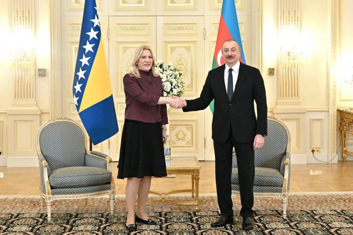 Prezident İlham Əliyev Jelka Tsviyanoviç ilə görüşüb