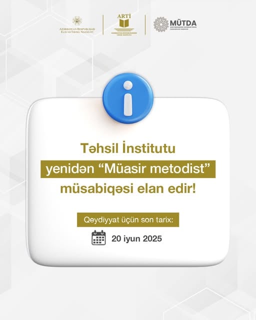 Müəllimlər üçün yeni müsabiqə