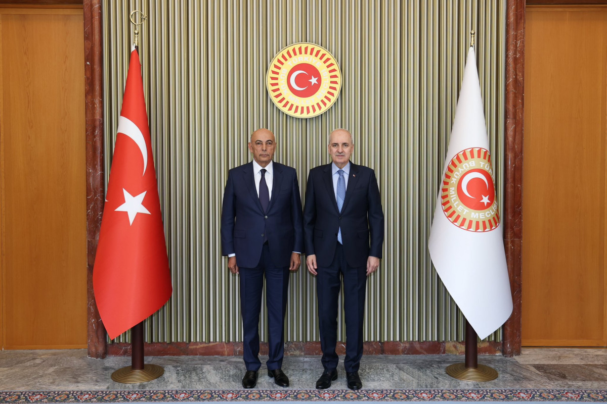 Numan Kurtulmuş Ədalət Vəliyevi qəbul etdi - FOTOLAR