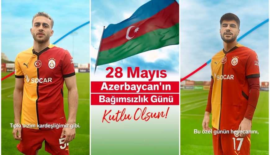 "Qalatasaray" klubu Azərbaycan xalqını təbrik etdi - VİDEO