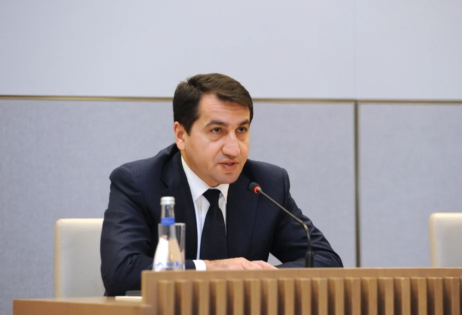 Hikmət Hacıyev: "Minalar kütləvi qırğın silahları qismində çıxış edir”