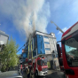 İstanbulda fabrikdə yanğın başlayıb - YENİLƏNİB