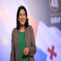 Salome Zurabişvilinin evinin yanında atışma
