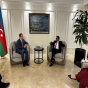 Azərbaycan və Pakistanın İrandakı səfirləri görüşüb - FOTO