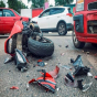 Salyanda maşın motosikletlə toqquşdu: Ölən var