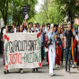 Fələstinə dəstək nümayişləri davam edir: 65 tələbə...