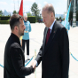 Ərdoğanla Zelenskinin görüşü başladı - FOTOLAR