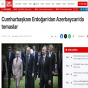 Ərdoğanın Laçına səfəri Türkiyə mediasının diqqət mərkəzində - FOTOLAR
