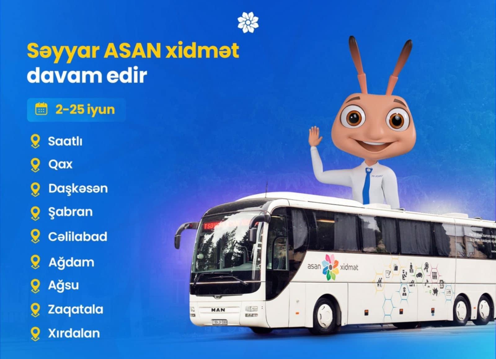 Səyyar “ASAN xidmət” davam edir