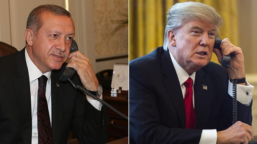 Ərdoğan Trampla danışdı