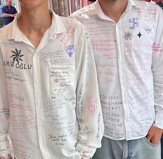 “Son zəng”də çəkilən foto müzakirə yaratdı: Məzunların “qanuni oğru” sevgisi
