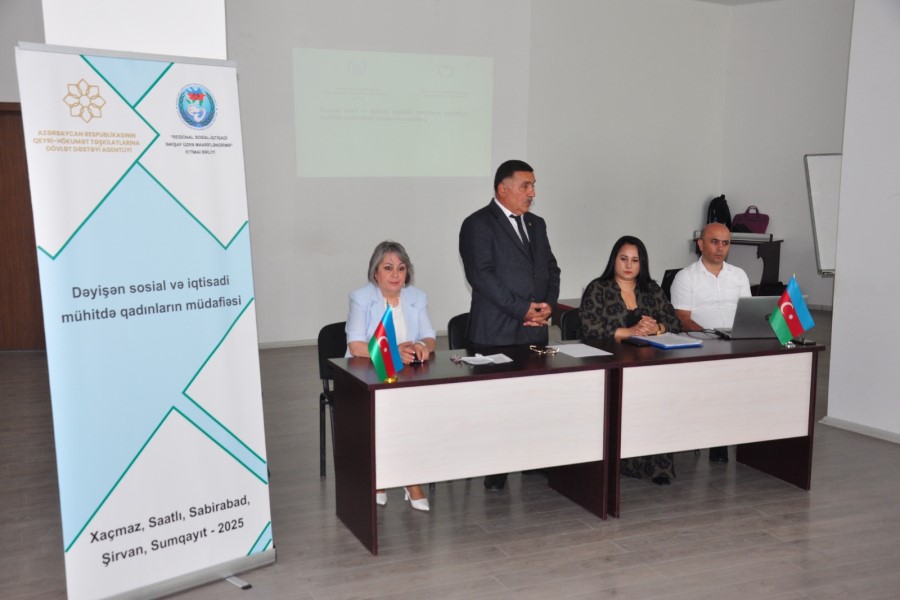“Dəyişən sosial və iqtisadi mühitdə qadınların müdafiəsi” mövzusunda tədbir keçirilib