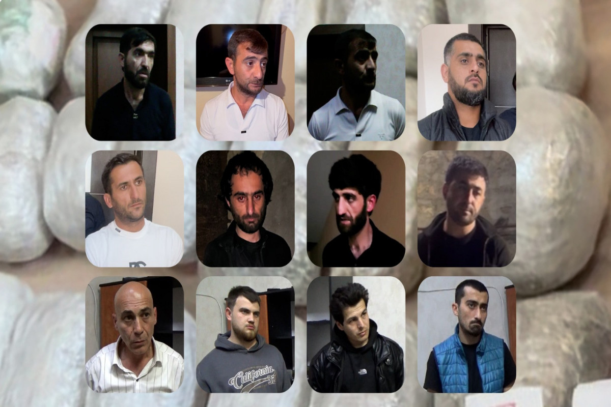 Mütəşəkkil dəstənin 12 üzvü tutulub: 175 kq narkotik dövriyyədən çıxarılıb - VİDEO