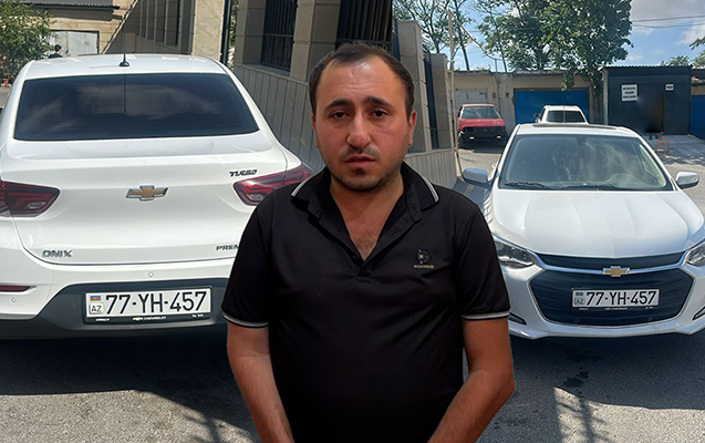 Müştəri ilə tanış olmaq istədi, saxlanıldı - VİDEO