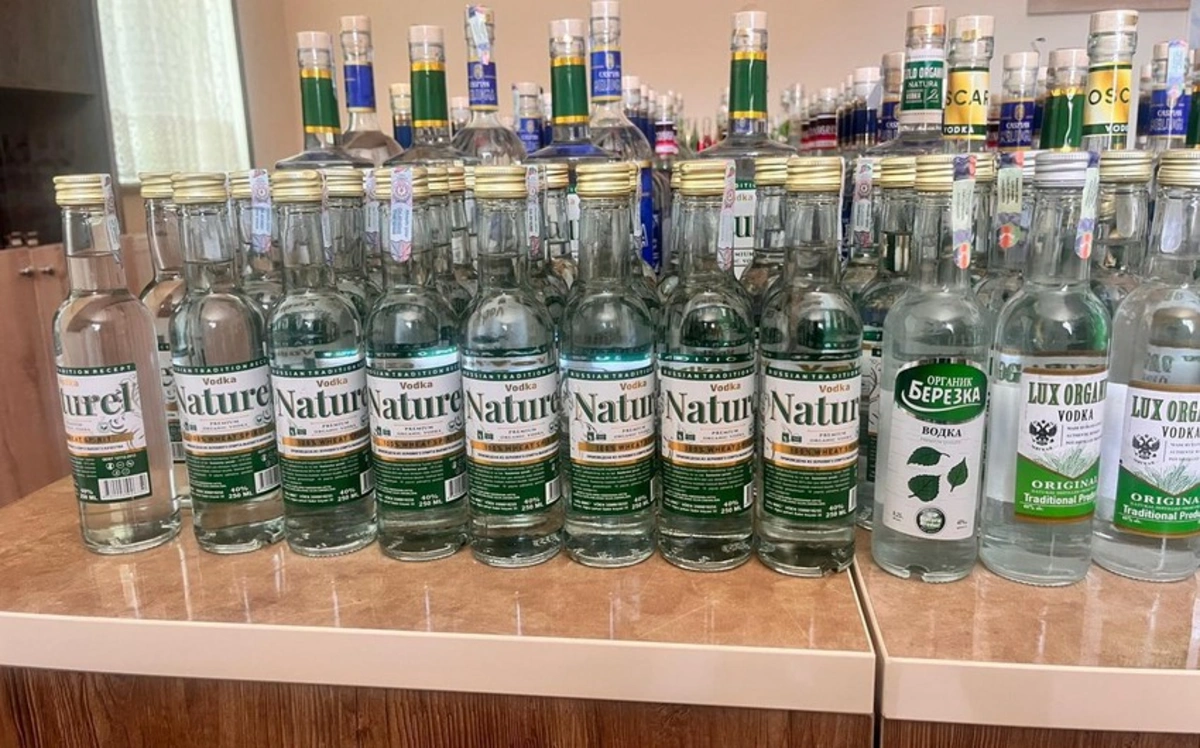 Naxçıvanda saxta alkoqollu içkilər aşkarlandı - FOTOLAR