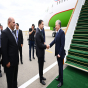 Özbəkistan Prezidenti Şavkat Mirziyoyev Füzuli rayonuna səfərə gəlib