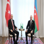 İlham Əliyev Xankəndidə Rəcəb Tayyib Ərdoğanla görüşüb