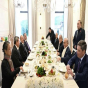 Şuşada İlham Əliyev liderlərin şərəfinə ziyafət verdi