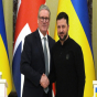 Zelenski Britaniya lideri ilə dron istehsalını müzakirə edib