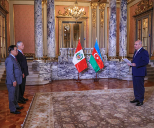 Peru Prezidenti Azərbaycan səfirinin etimadnaməsini qəbul edib