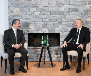 Məsrur Bərzani Prezident İlham Əliyevə təbrik ünvanlayıb