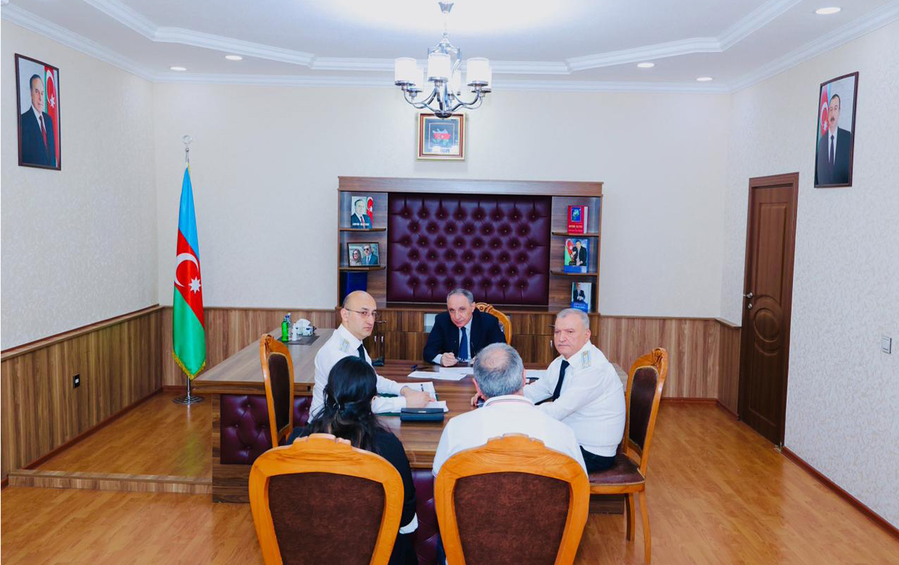Baş prokuror Şəmkirdə vətəndaş qəbulu keçirdi - FOTOLAR