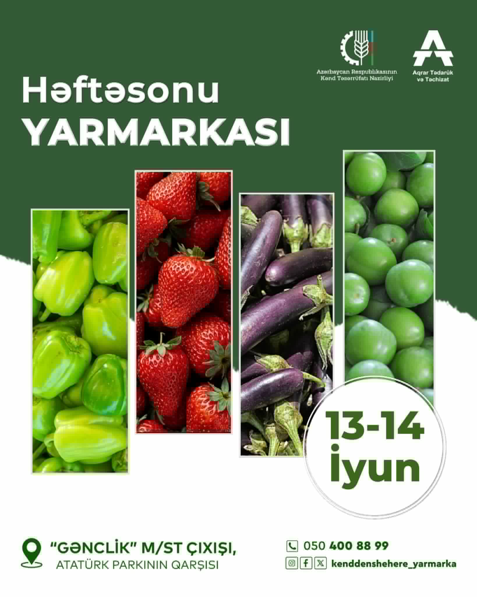 Həftəsonu “Kənddən Şəhərə” yarmarkası təşkil olunacaq