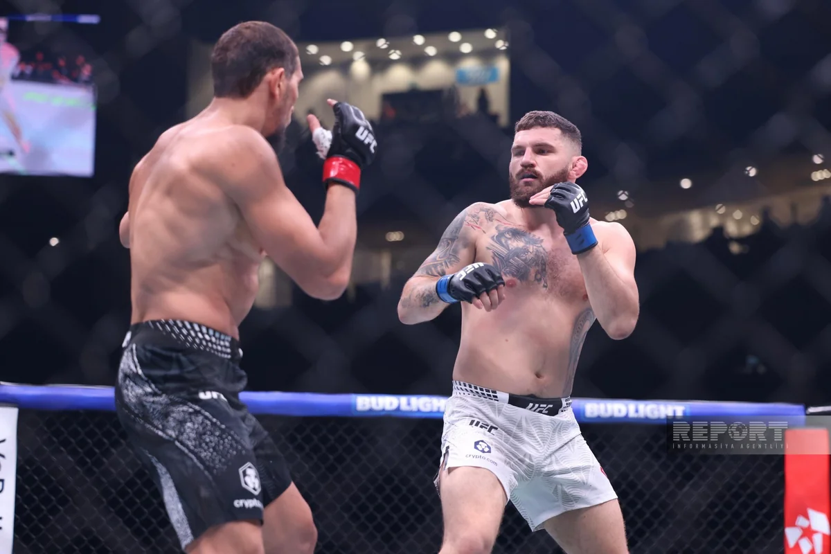 "UFC Fight Night Baku": Əsas döyüşlərə start verilib