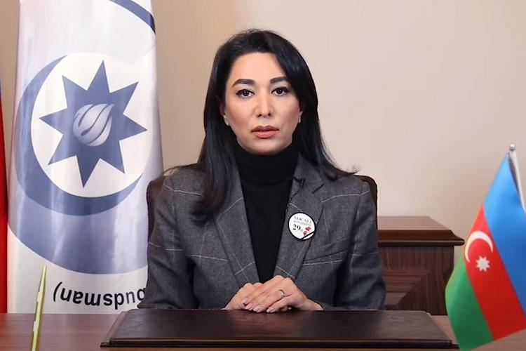 Səbinə Əliyeva tkin düşən şəxslərlə bağlı dəstəkdən danışdı
