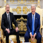 İlham Əliyev 80 illik yubileyi münasibətilə Donald Trampı təbrik edib