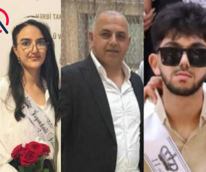Ağdamda faciəvi şəkildə həlak olan ailənin fotosu