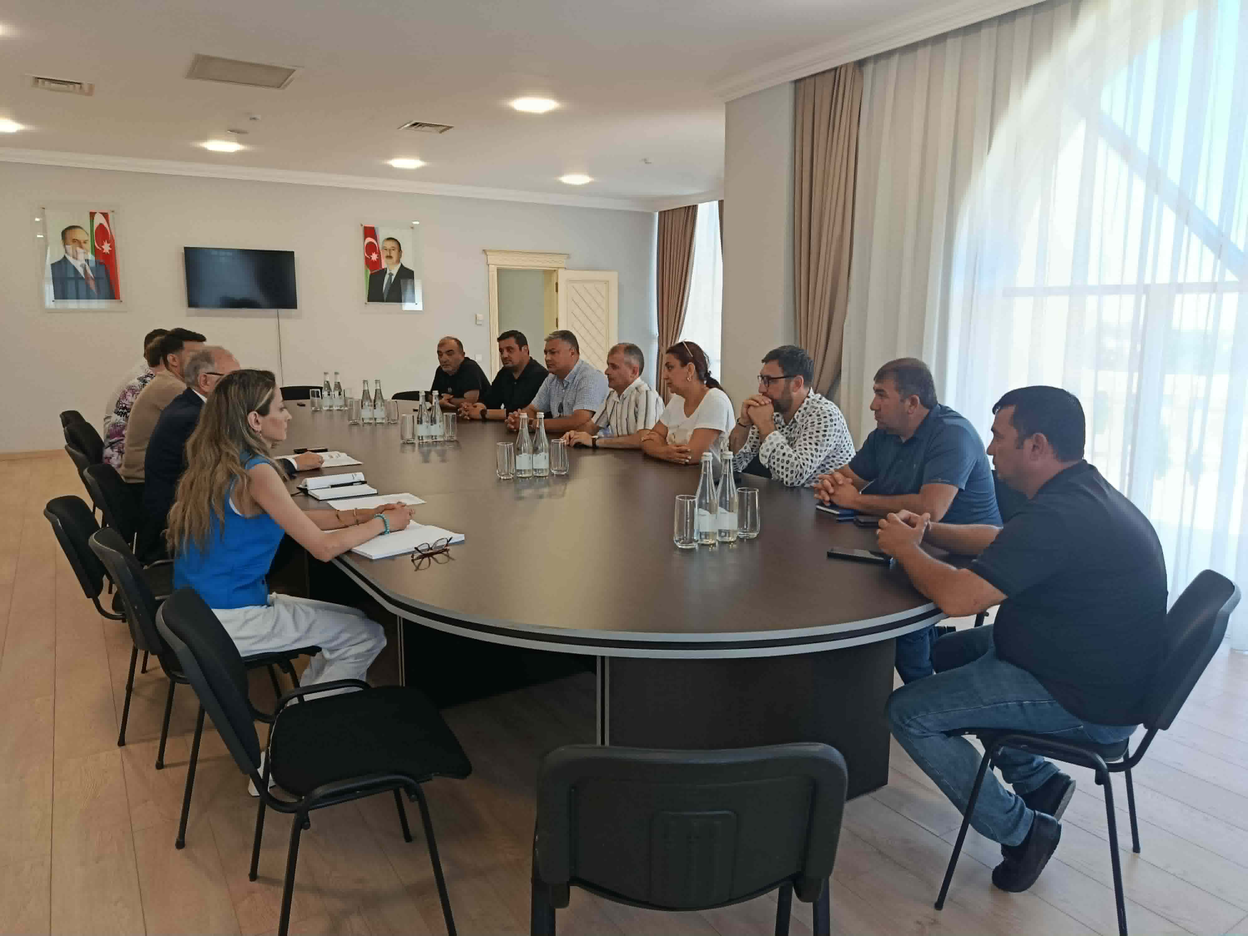 Gəncə Dövlət Milli Dram Teatrında mətbuat konfransı keçirilib