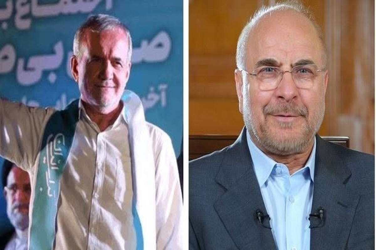 Pezeşkian və Qalibaf Xameneyinin vida mərasimi üçün İraqa gedir