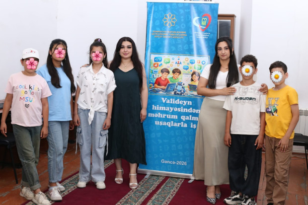 “Valideyn himayəsindən məhrum qalmış uşaqlarla iş” layihəsinin yeddinci təlimi keçirilib