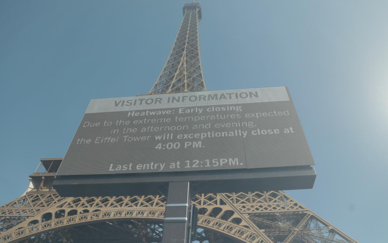 Parisin simvolu da istiyə tab gətirmədi