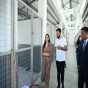 Leyla Əliyeva Yevlaxda açılışda iştirak edib - FOTOLAR