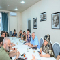 Əli İsa Cabbarov: “Yaxşı müzakirə getdi, özü də nə müzakirə, qırğın” - FOTOLAR