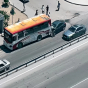 Bakı-Sumqayıt yolunda maşın avtobusa çırpıldı